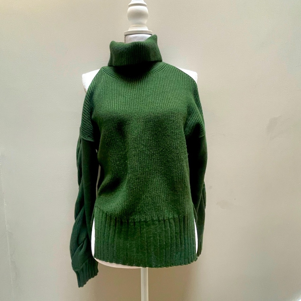 Peek a boo sleeve sweater: Size small